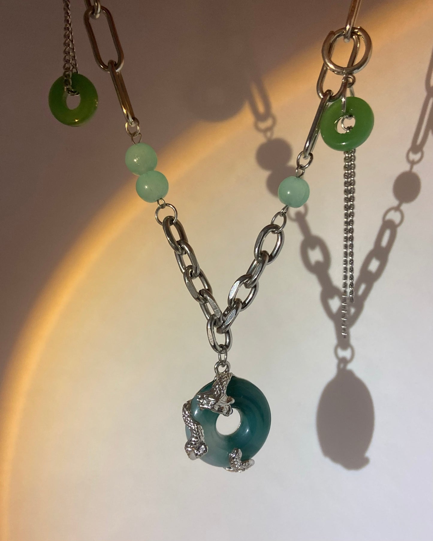 Dragon Jade Pendant Necklace | ☾233