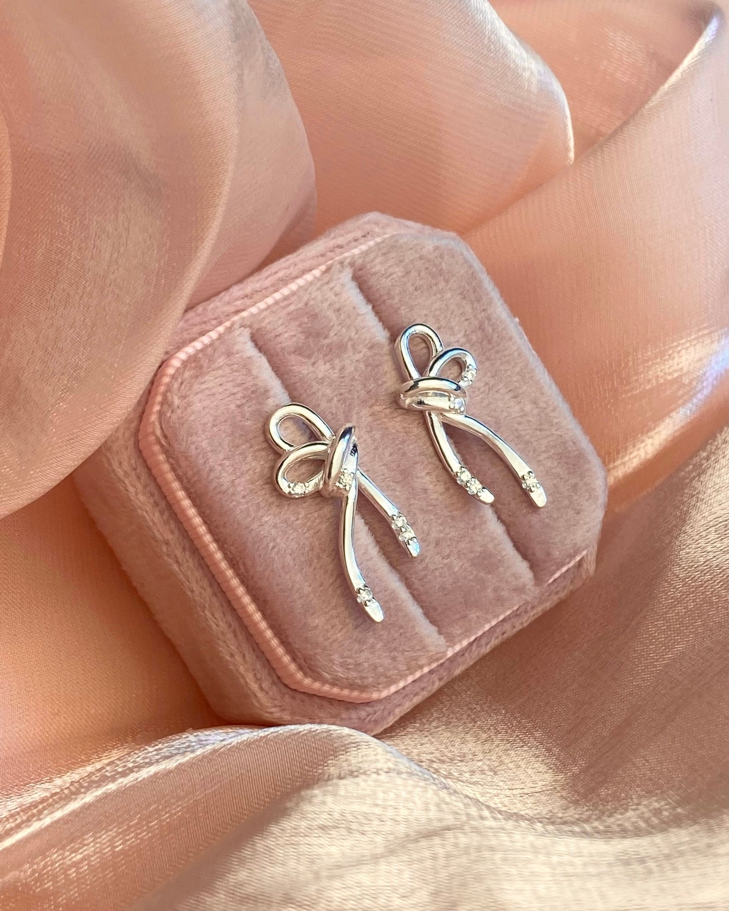 Coquette Ribbon Earrings | ☾242