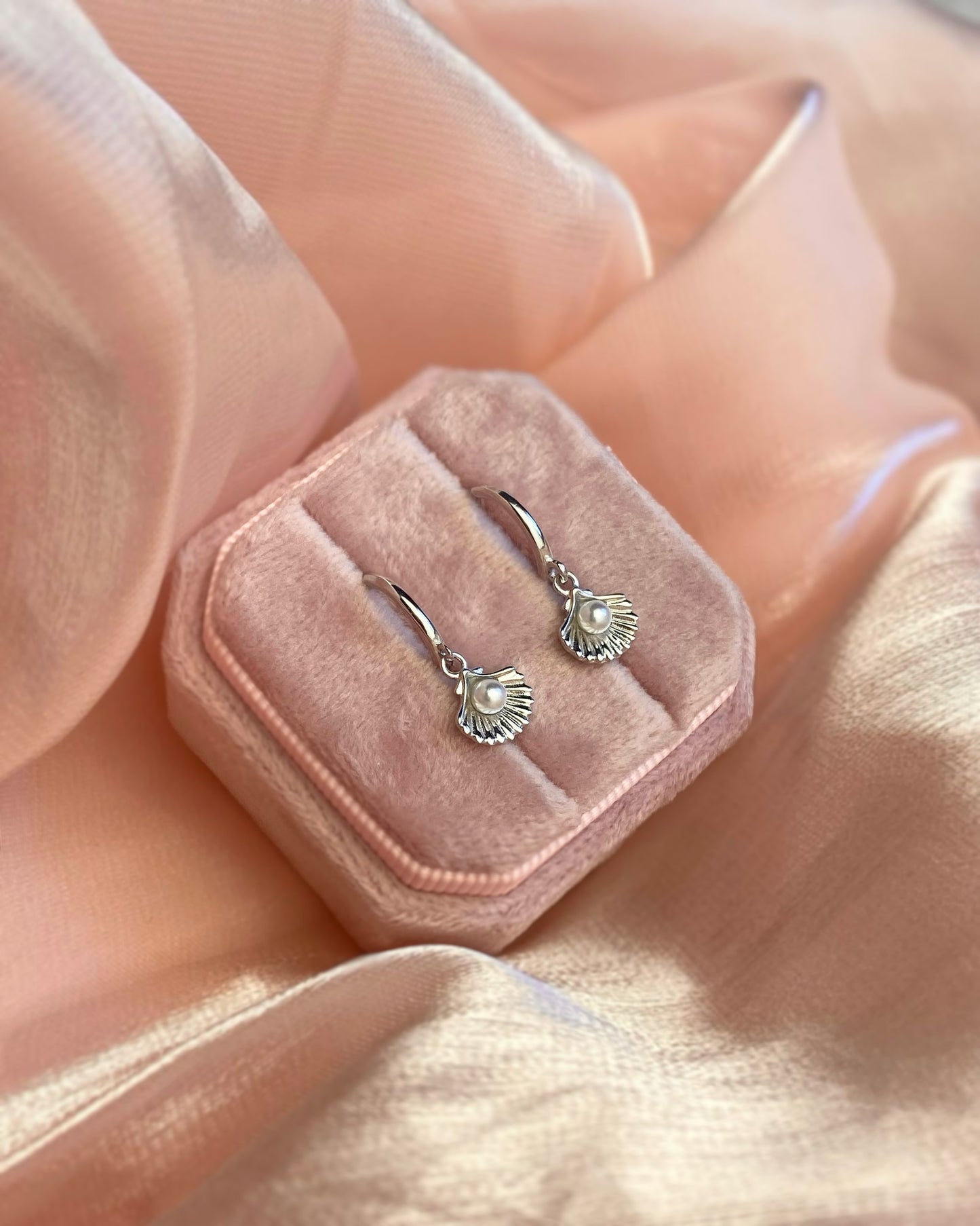 Seashell Drop Earrings | ☾241