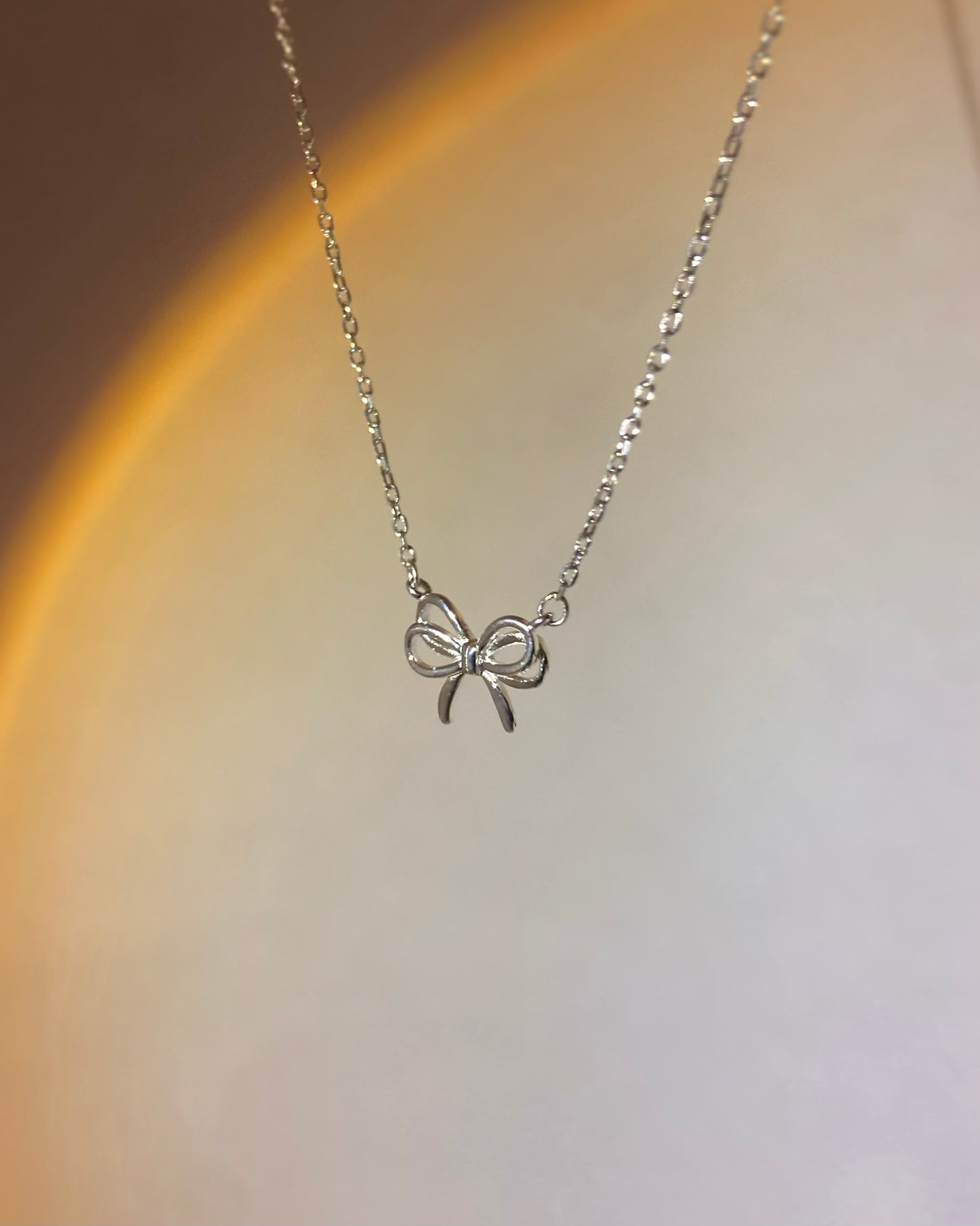 Ribbon Minimalist Necklace | ☾218