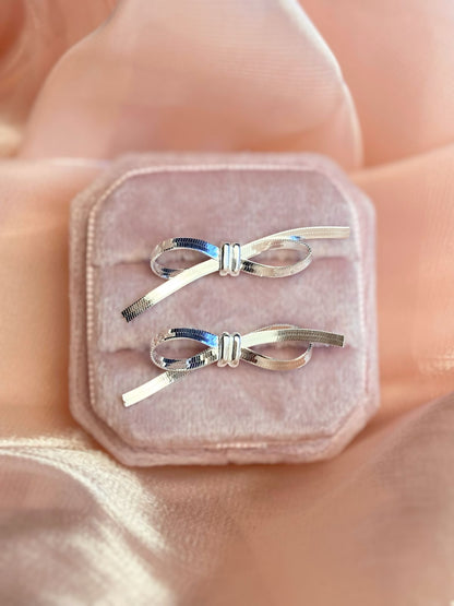 Bow Chain Earrings | ☾239