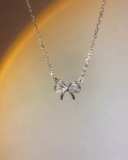 Ribbon Minimalist Necklace | ☾218