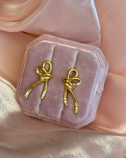 Coquette Ribbon Earrings | ☾242