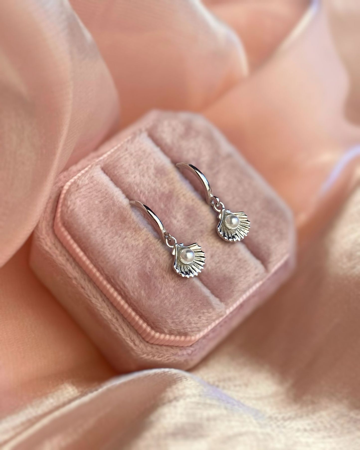 Seashell Drop Earrings | ☾241