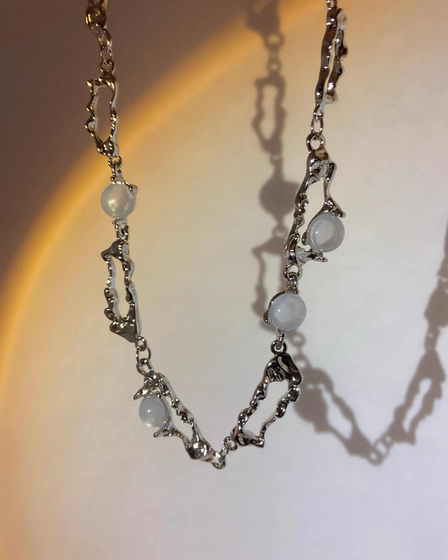 White Moonstone Necklace | ☾221