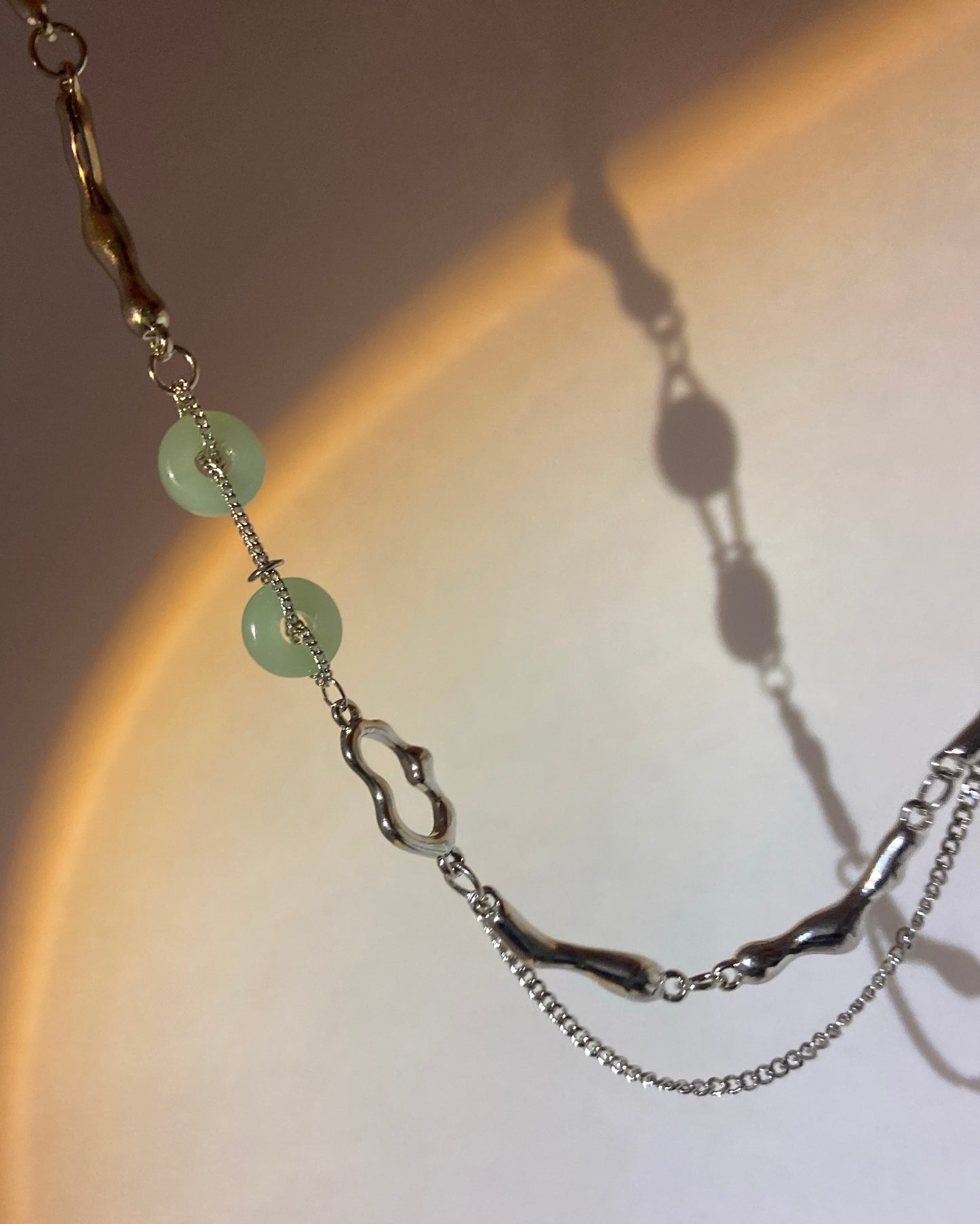 Jade Bamboo Necklace | ☾234