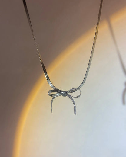 Ribbon Chain Necklace | ☾200