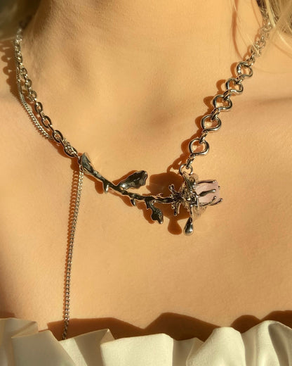 Lavender Rose Necklace | ☾046