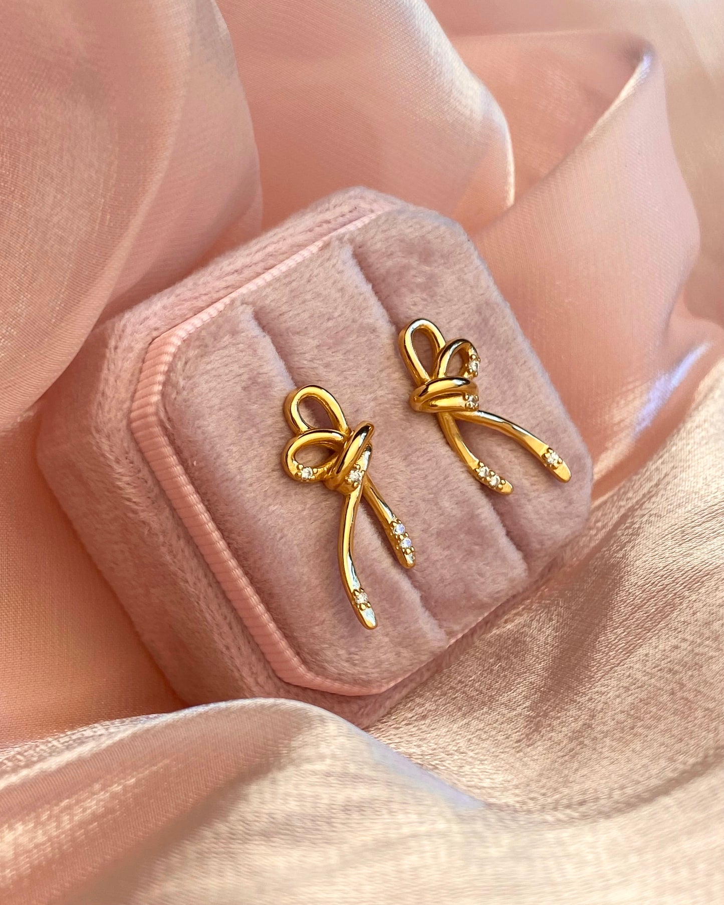 Coquette Ribbon Earrings | ☾242