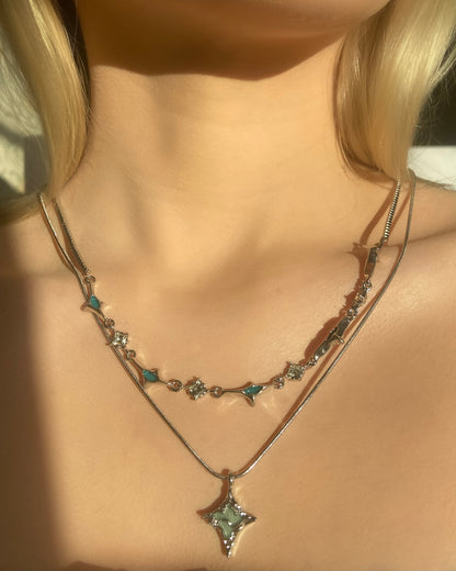 Ocean Star Layering Necklace | ☾075