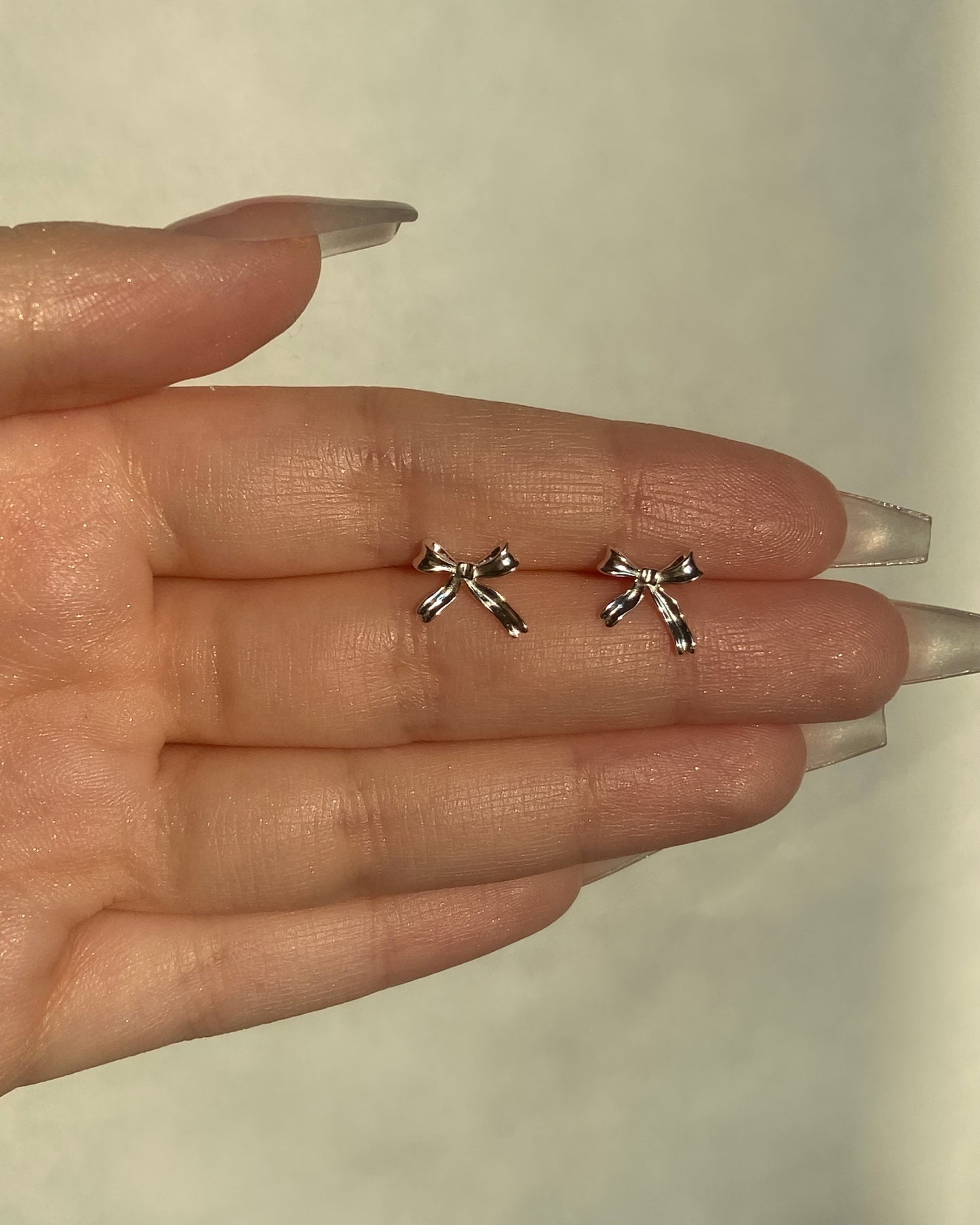 Coquette Ribbon Stud Earrings | ☾128