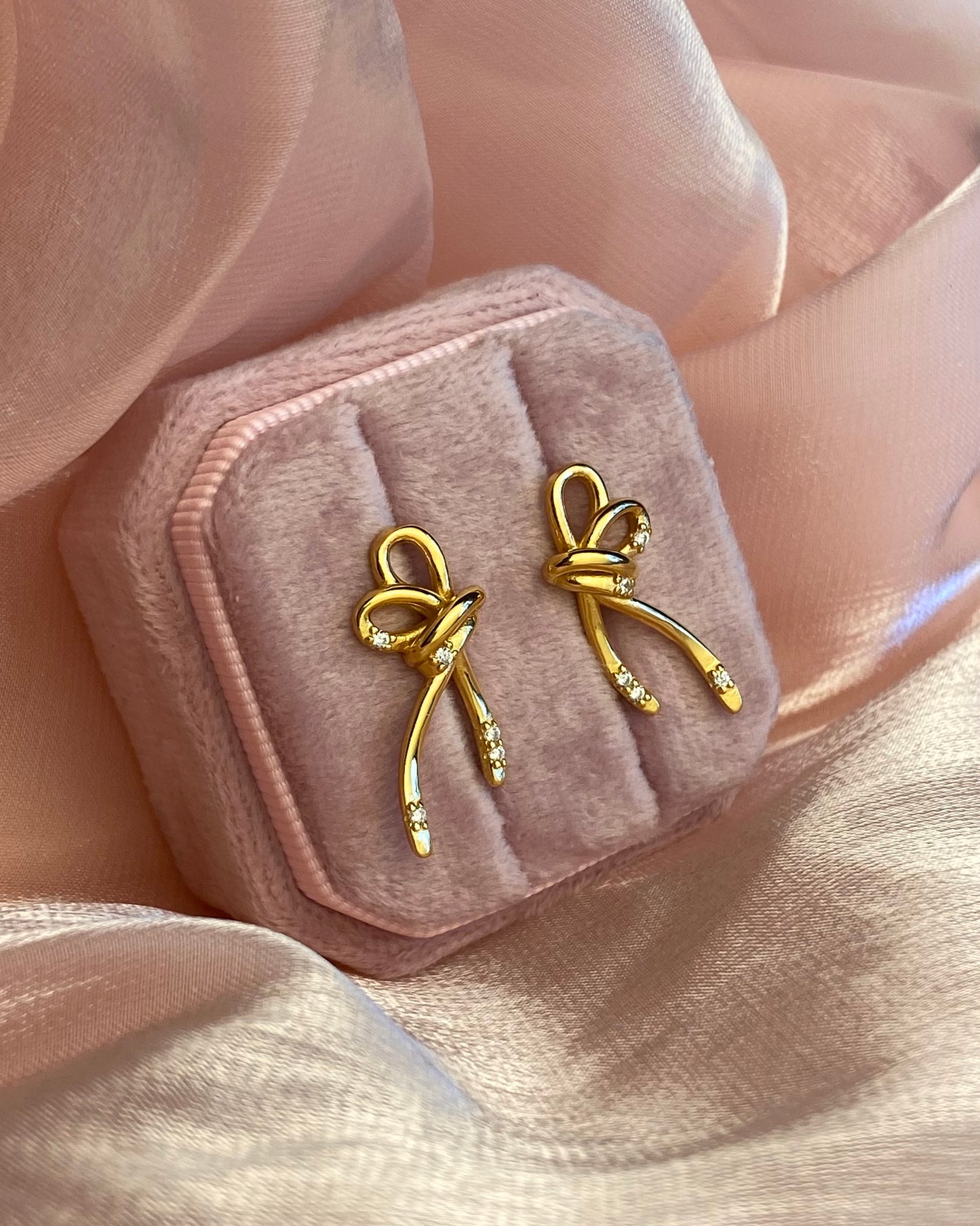 Coquette Ribbon Earrings | ☾242