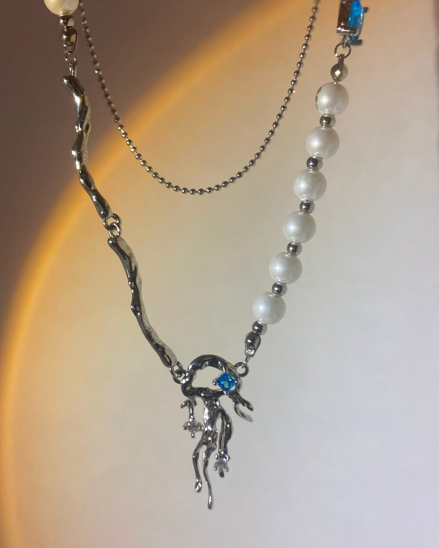 Blue Jellyfish Necklace | ☾104