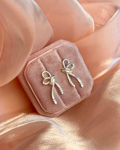 Coquette Ribbon Earrings | ☾242