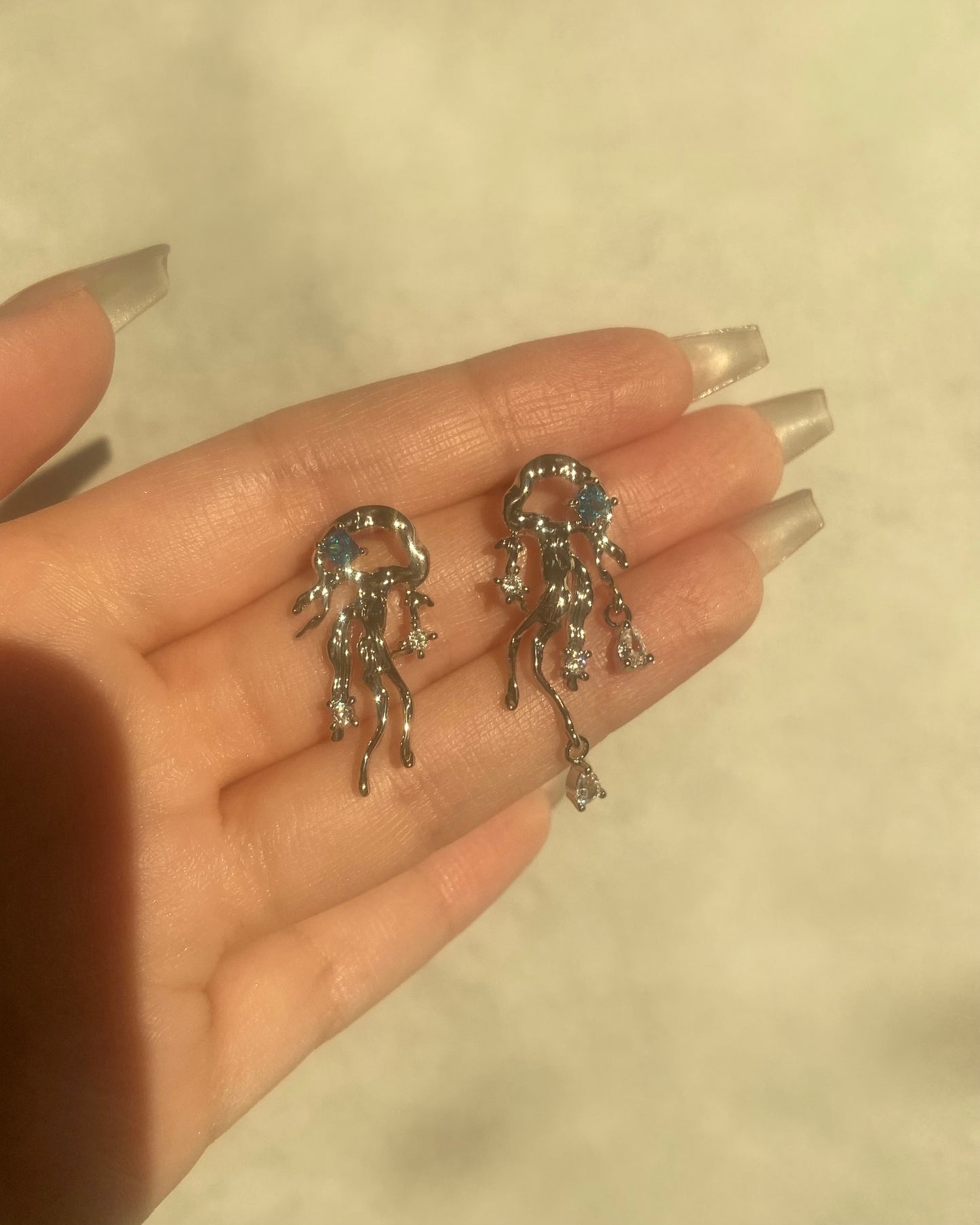 Blue Jellyfish Earrings | ☾105