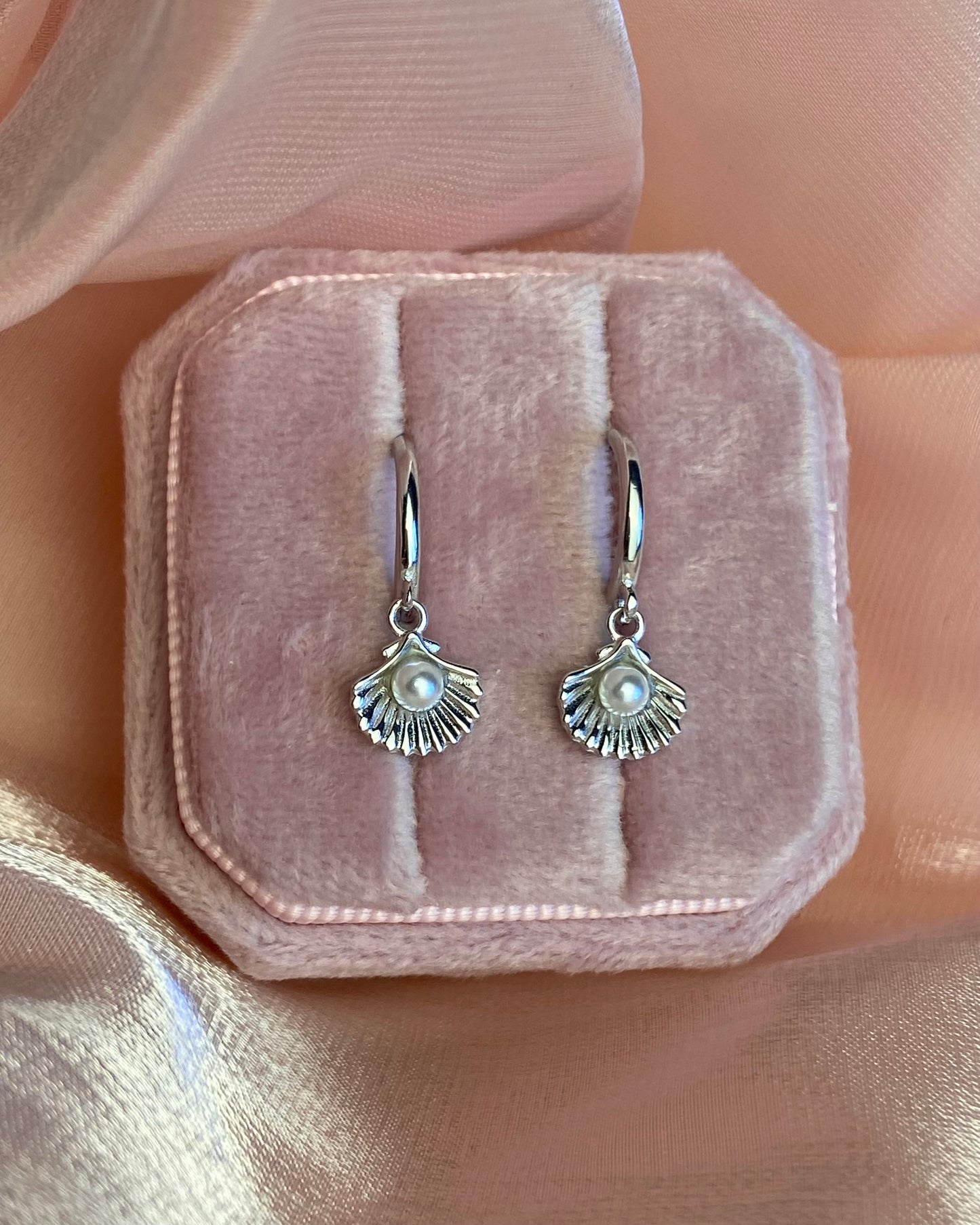 Seashell Drop Earrings | ☾241