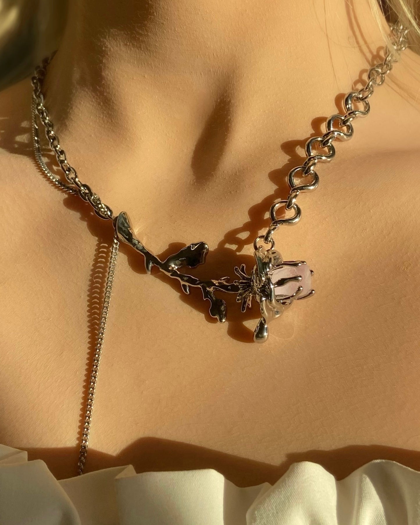 Lavender Rose Necklace | ☾046