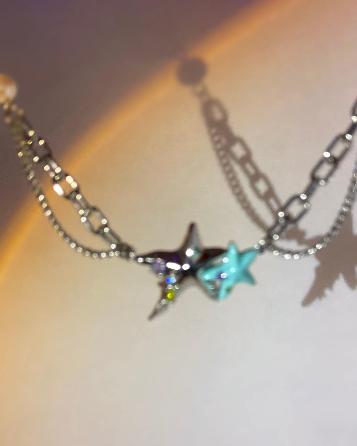 Cyan Starfish Necklace | ☾160