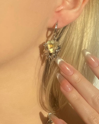 Glacier Flame Earrings | ☾069
