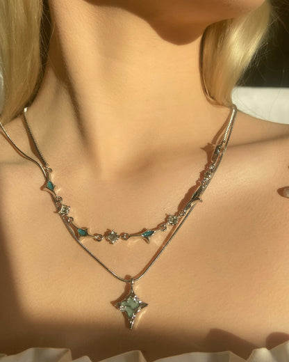 Ocean Star Layering Necklace | ☾075