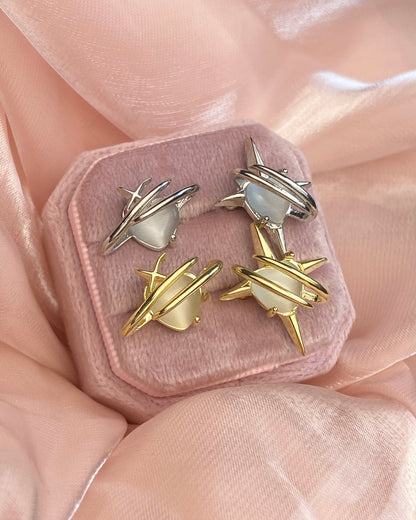 Heart Star Ear cuffs| ☾207