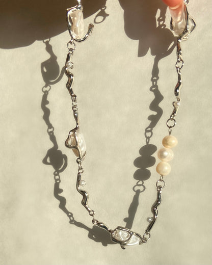 Baroque Pearl Necklace | ☾001