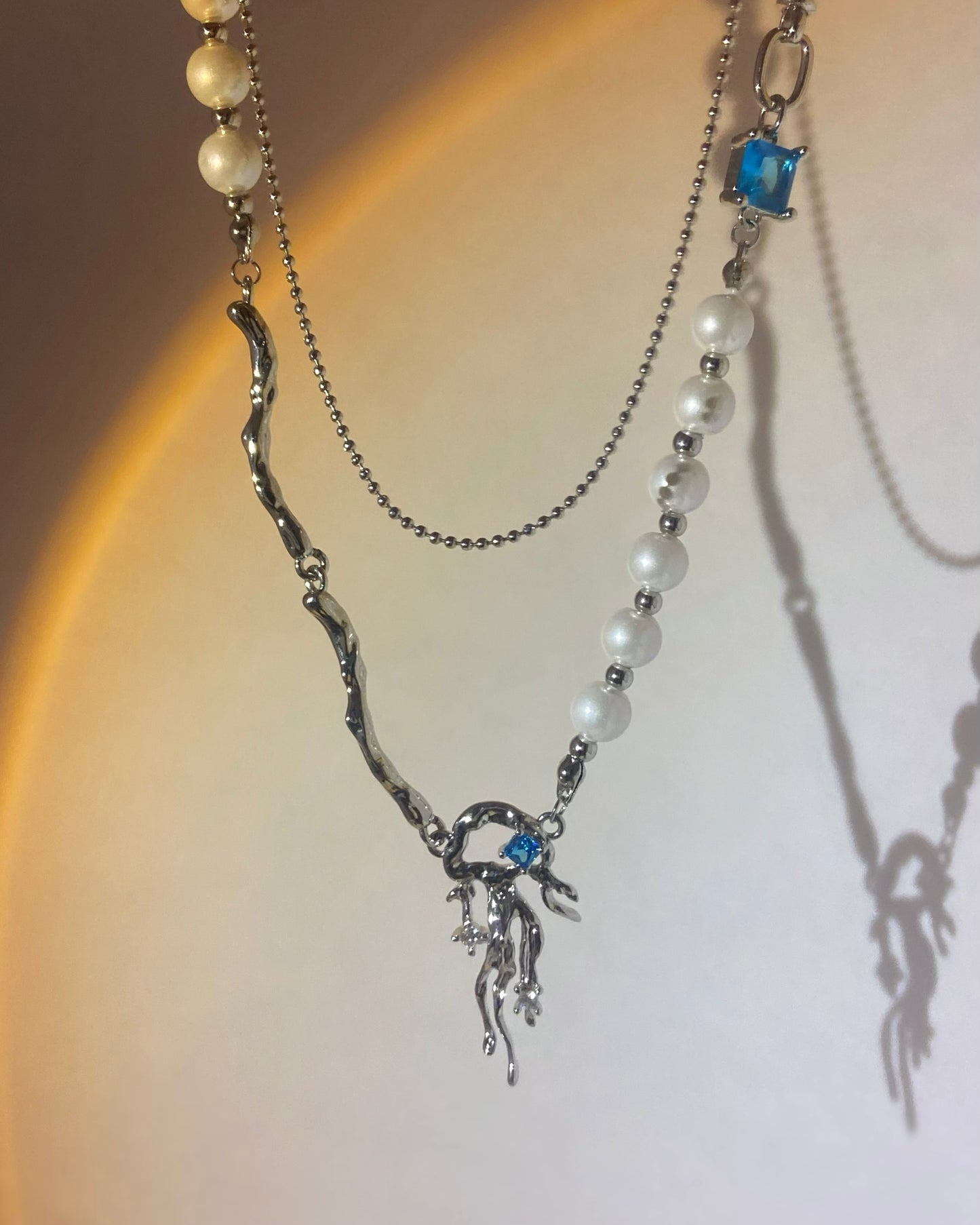 Blue Jellyfish Necklace | ☾104