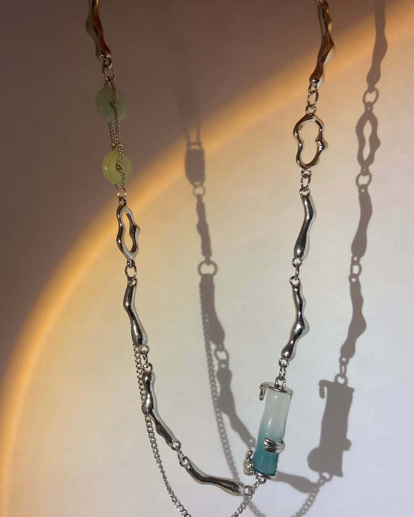 Jade Bamboo Necklace | ☾234