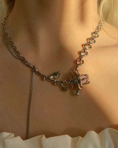 Lavender Rose Necklace | ☾046