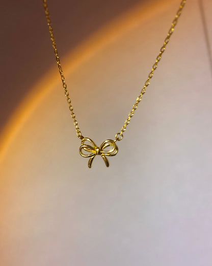 Ribbon Minimalist Necklace | ☾218