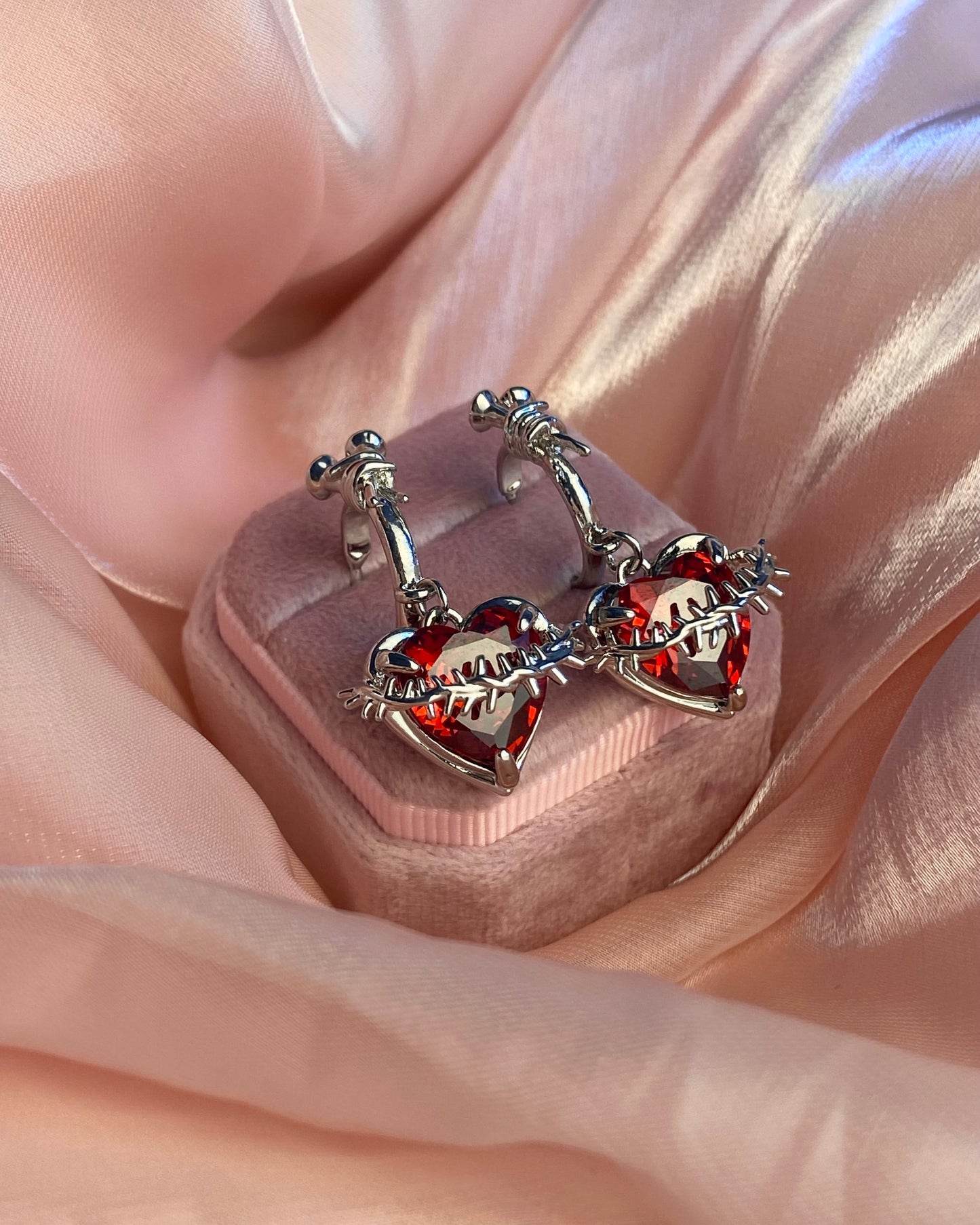 Thorned Heart Earrings | ☾077