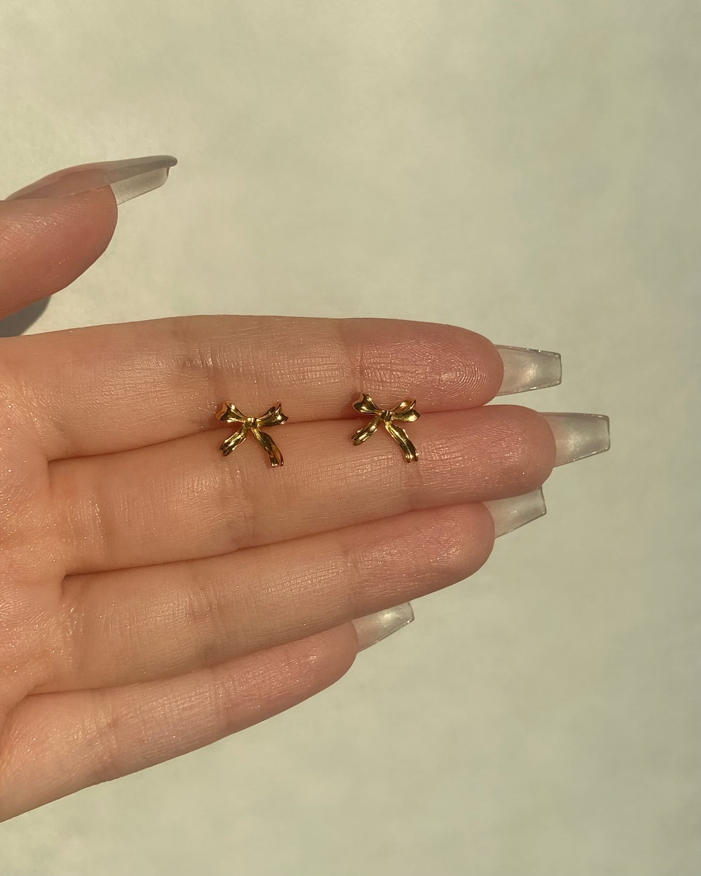 Coquette Ribbon Stud Earrings | ☾128