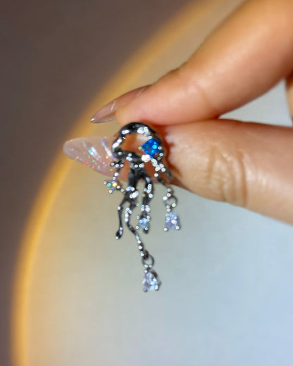 Blue Jellyfish Earrings | ☾105