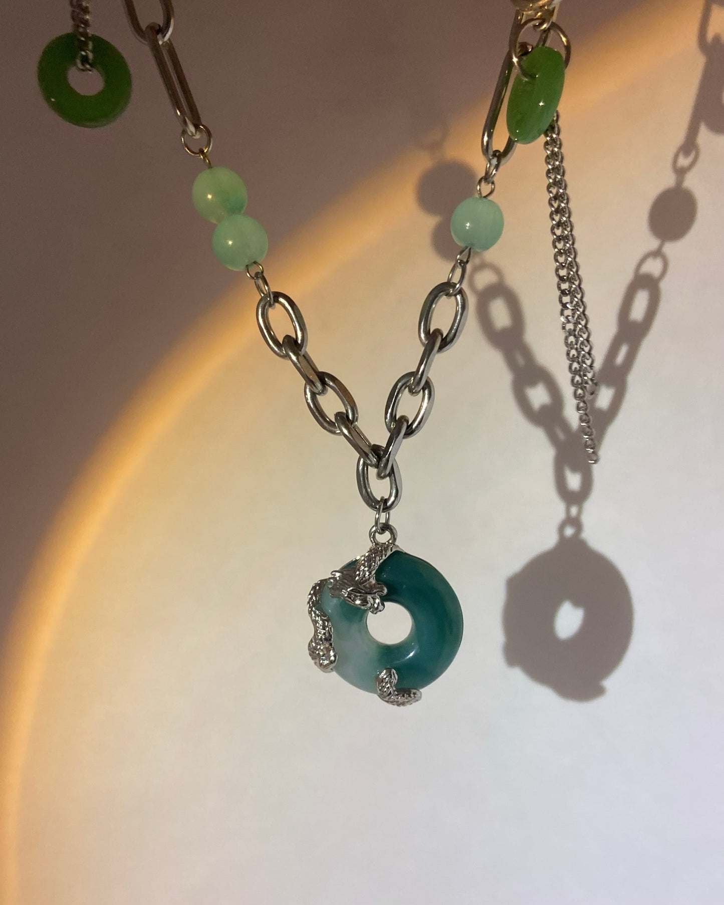 Dragon Jade Pendant Necklace | ☾233