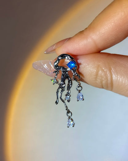 Blue Jellyfish Earrings | ☾105