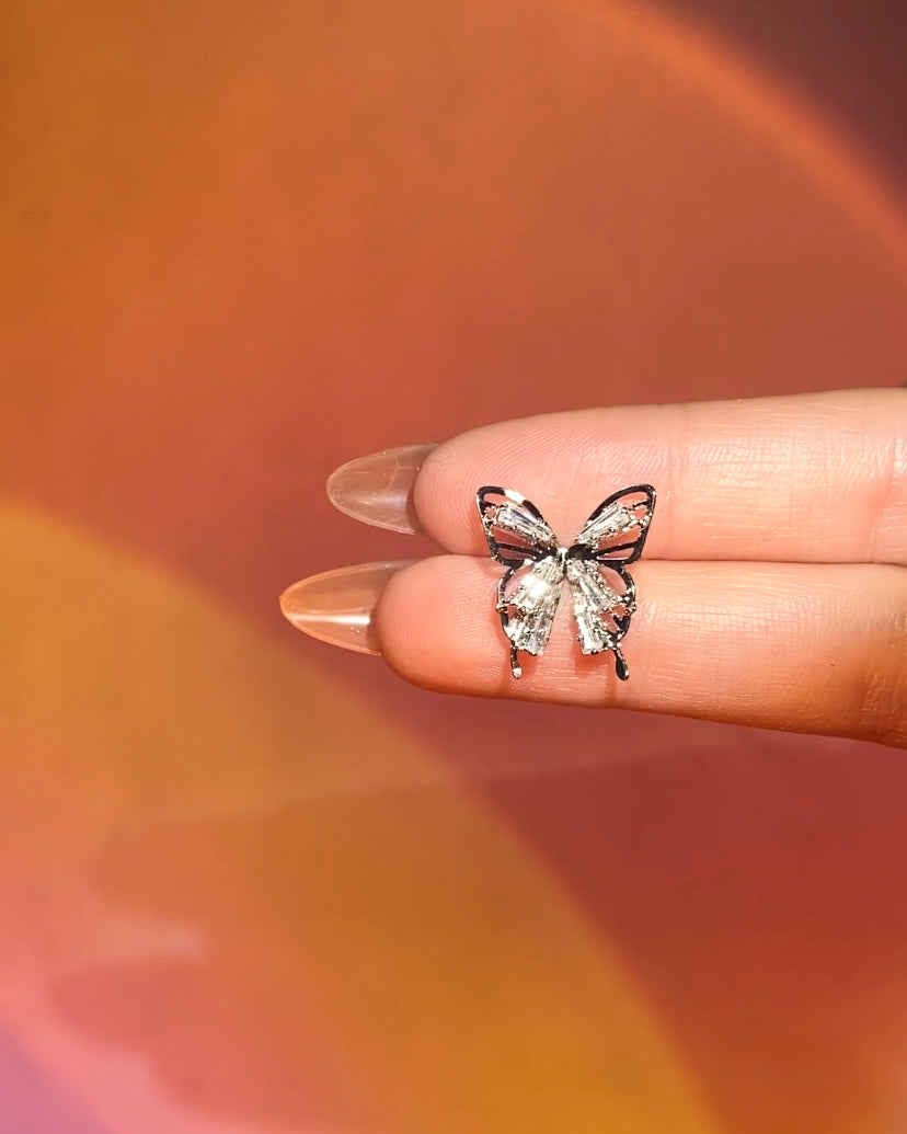 Butterfly Gemstone Earrings | ☾192