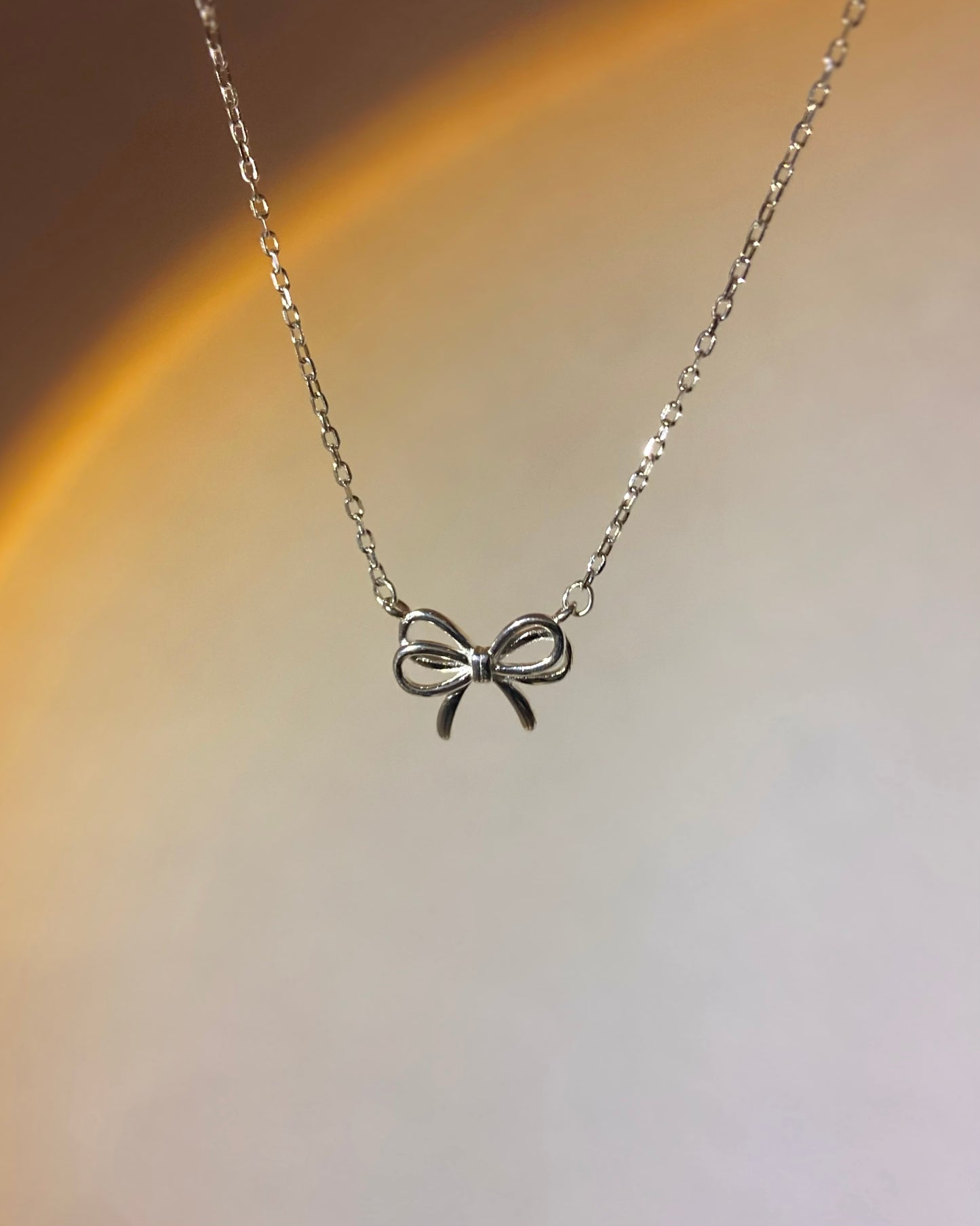 Ribbon Minimalist Necklace | ☾218