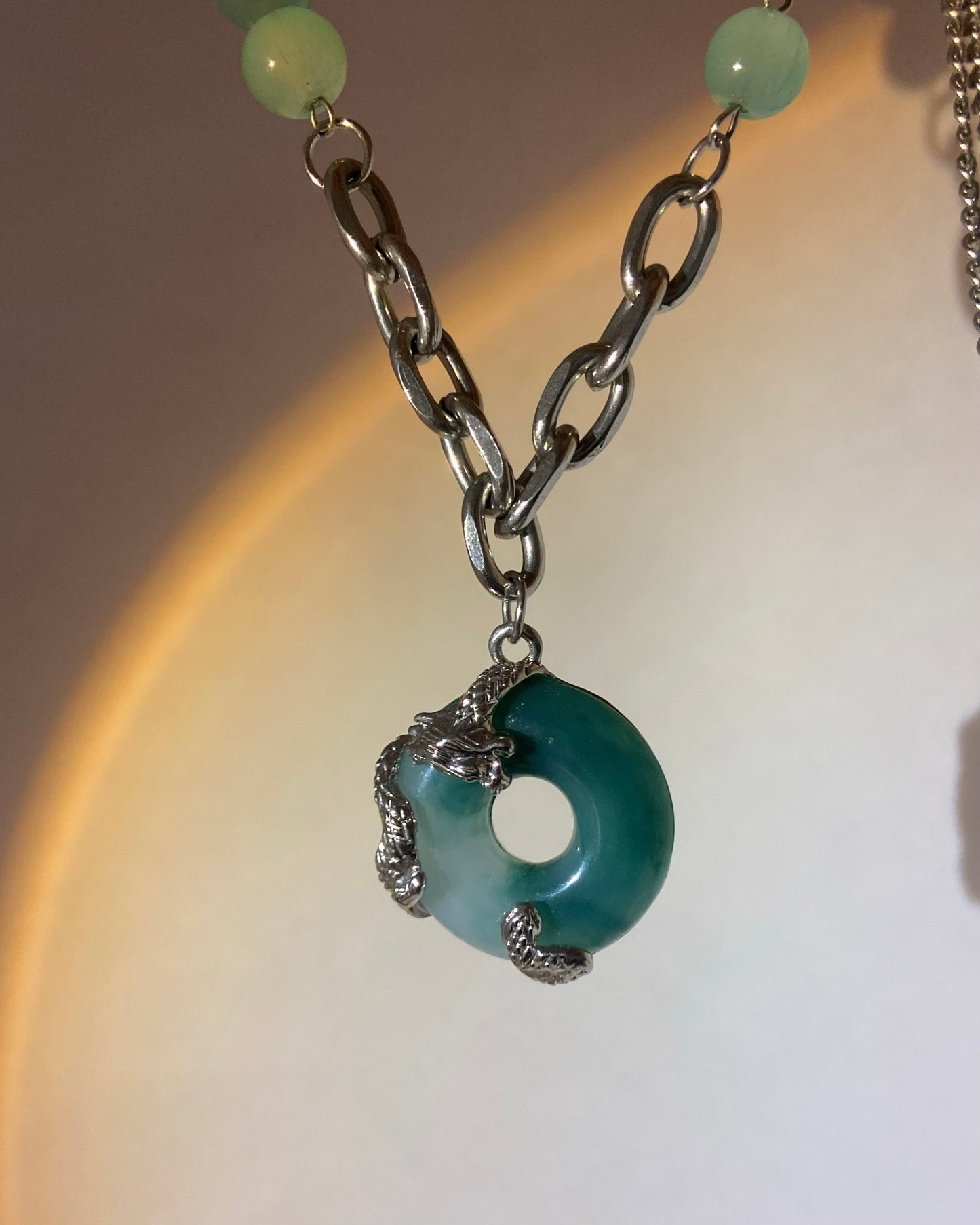 Dragon Jade Pendant Necklace | ☾233