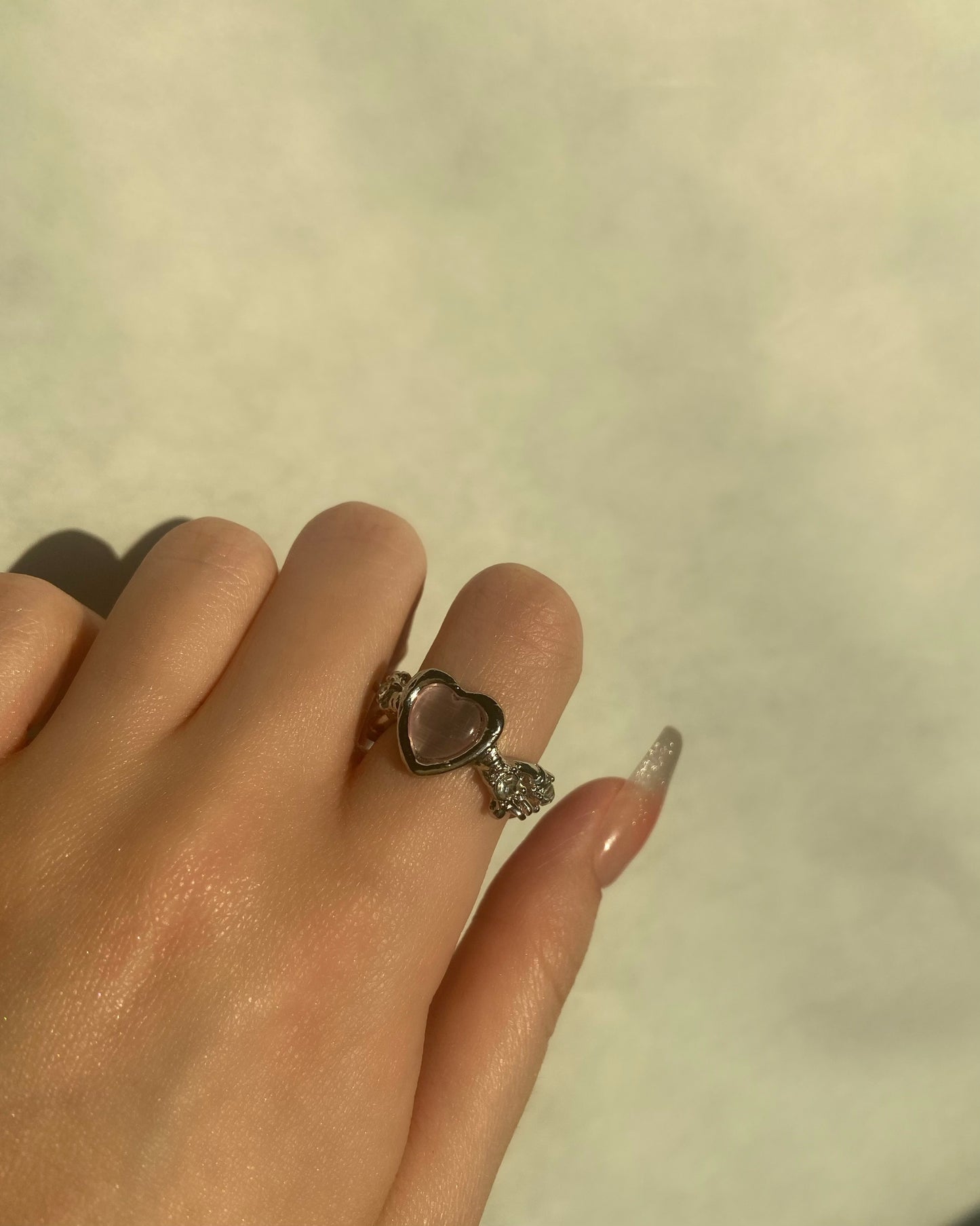 Barbed Wire Heart Ring | ☾026