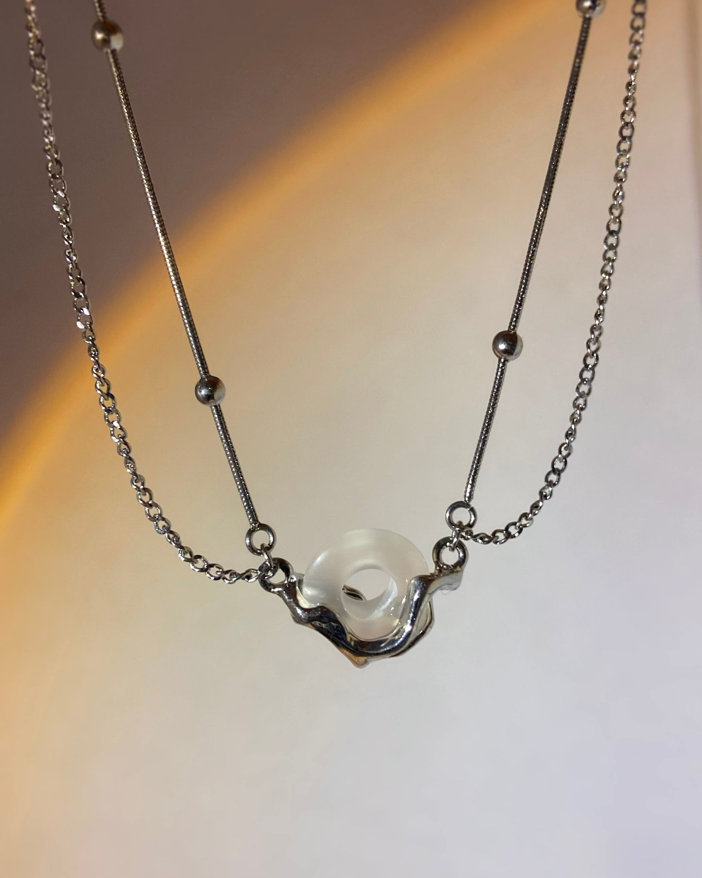 White Jade Necklace | ☾120