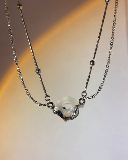 White Jade Necklace | ☾120