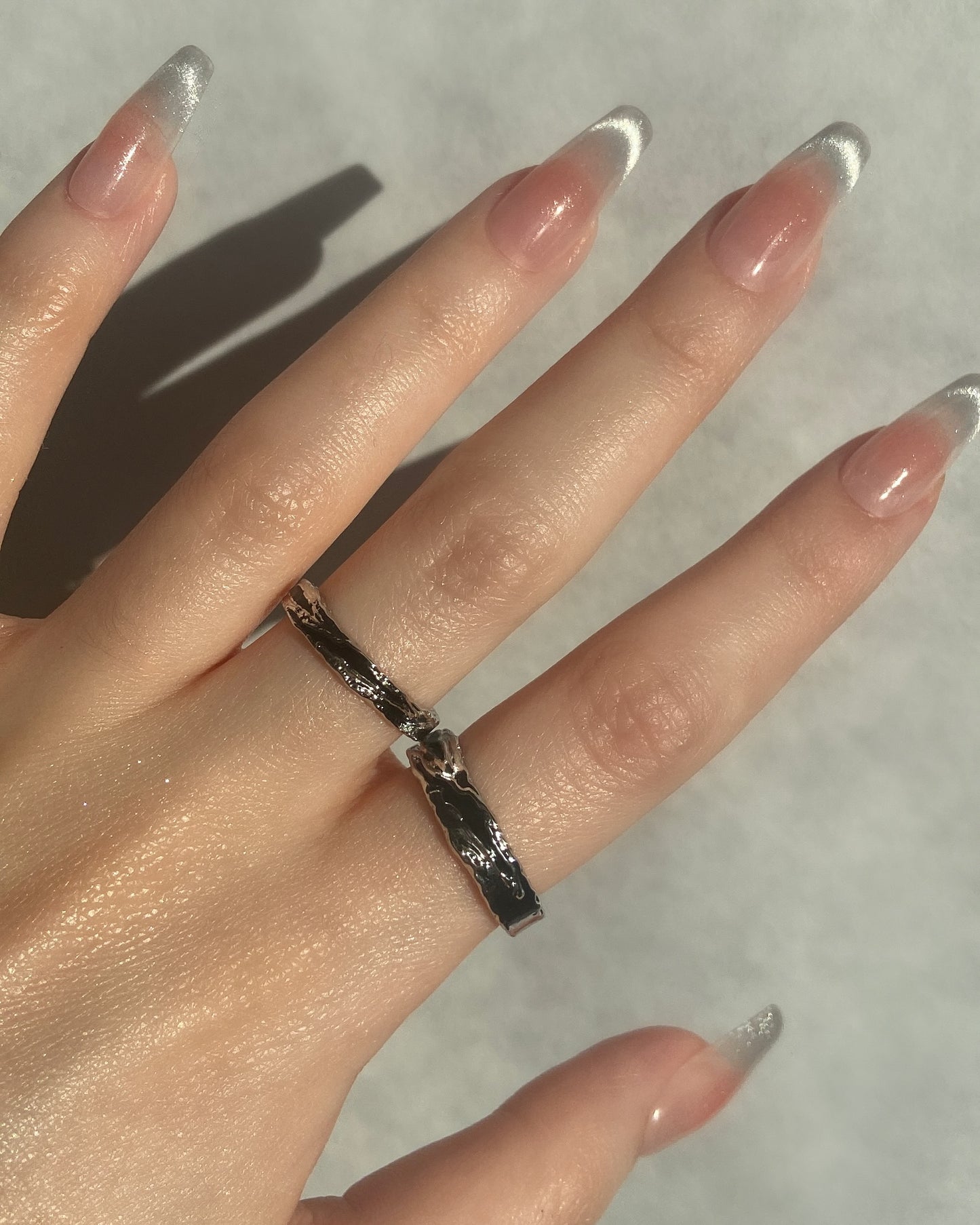 Black Swirl Rings | ☾058