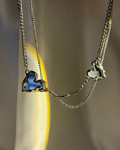 Mirror Heart Necklace | ☾093