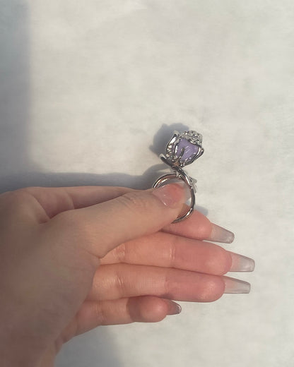 Lavender Rose Ring | ☾047